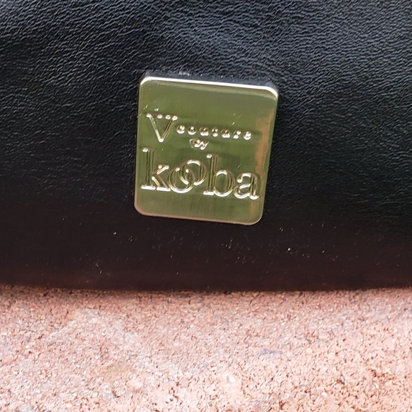 Kooba Black Leather Crossbody with Silver Accents - Picture 7 of 8